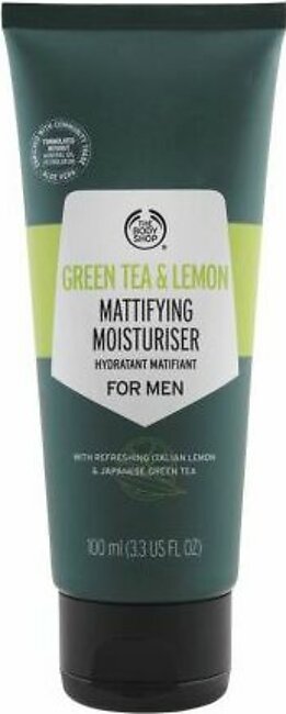 The Body Shop Men Green Tea & Lemon Mattifying Moisturiser, 100ml
