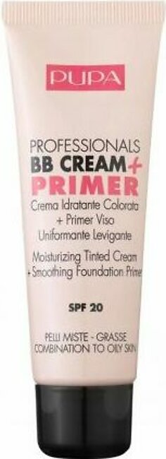 Pupa Milano Professionals BB Cream + Primer, SPF 20, 001 Nude