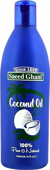 Saeed Ghani 100% Pure & Natural Coconut Oil, 200ml