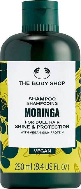 The Body Shop Moringa Shine & Protection Vegan Shampoo, For Dull Hair, 250ml
