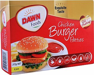 Dawn Chicken Burger Patties, 6 Pieces, 372g