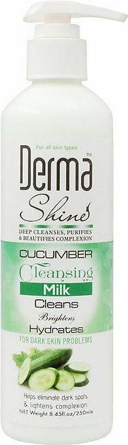Derma Shine Cucumber Cleansing Milk, 250ml