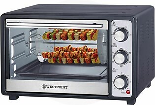 West Point Deluxe Rotisserie Oven With Kabab Grill, 30 Liters, WF-2800RK