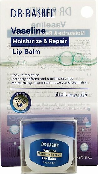 Dr. Rashel Vaseline Moisturize & Repair Lip Balm, 9g