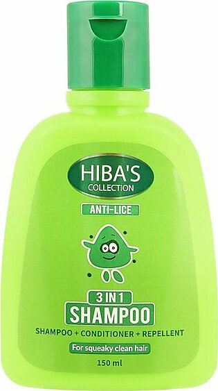 Hiba's Collection Anti Lice 3-in-1 Shampoo, 150ml