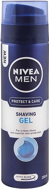 Nivea Protect & Care Shaving Gel, 200ml