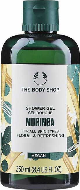 The Body Shop Moringa Floral & Refreshing Vegan Shower Gel, 250ml