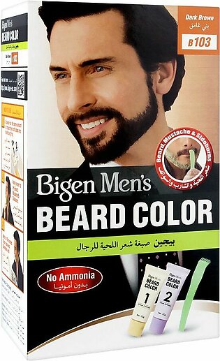 Bigen Men's Beard Colour, Dark Brown B103