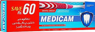 Medicam Dental Cream, Toothbrush Pack, 180g