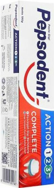 Pepsodent Action 123 Complete Toothpaste, 190g