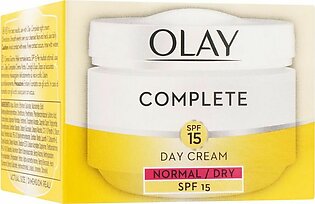 Olay Complete Normal/Dry SPF 15 Day Cream, Hydrates, Nourishes & Protects Skin, 50ml