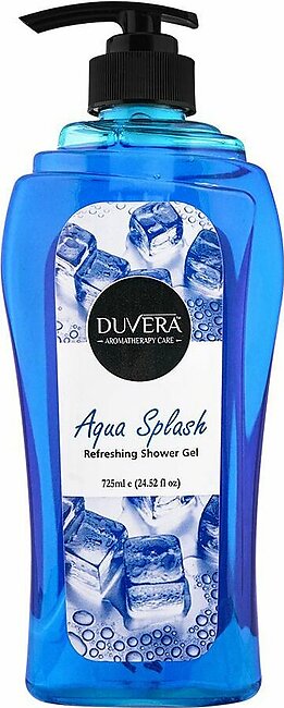 Duvera Aqua Splash Refreshing Shower Gel, 725ml
