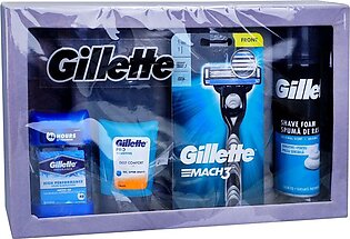 Gillette Medium Shaving Kit, 4-Pack