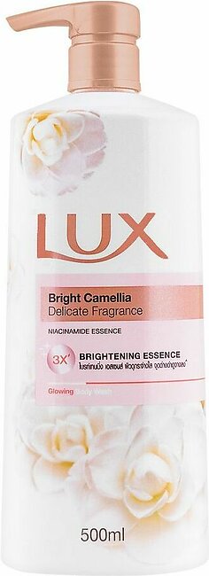 Lux Bright Camellia Delicate Fragrance Glowing Body Wash, 500ml