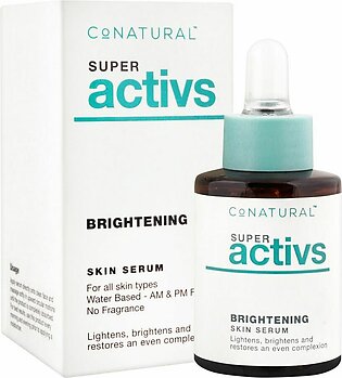 CoNatural Super Activs Brightening Skin Serum, For All Skin Types, 30ml