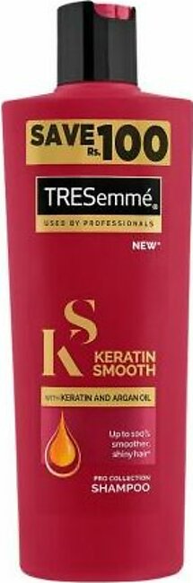 Tresemme Keratin Smooth With Keratin And Argan Oil Shampoo, 360ml