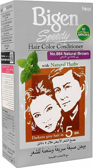 Bigen Speedy Hair Color Conditioner, Natural Brown 884