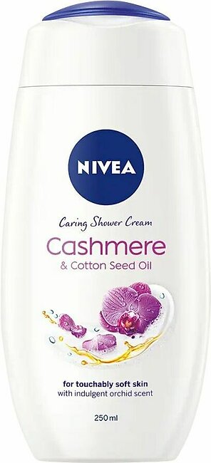 Nivea Cashmere & Cotton Seed Oil Caring Shower Cream, 250ml