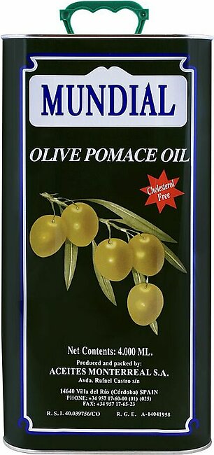 Mundial Olive Pomace Oil 4 Litres