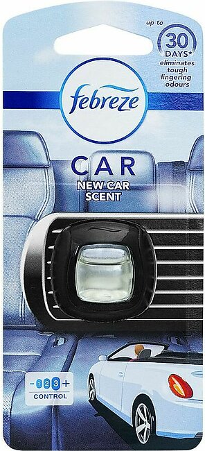 Febreze Car Air Freshener, New Car Scent, 2ml