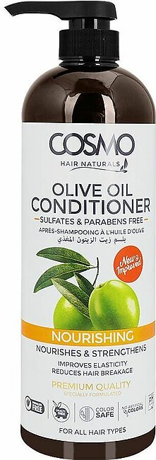 Cosmo Hair Naturals Olive Oil Nourishing Conditioner, For All Hair Types, 1000ml