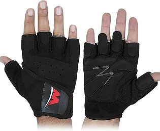 MCD Gym Gloves Pair, Jet Black