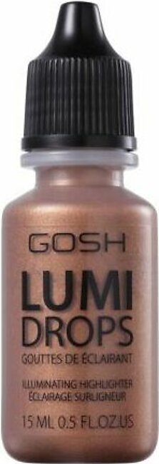 Gosh Lumi Drops Illuminating Highlighter, 006 Bronze, 15ml