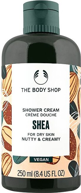 The Body Shop Shea Nutty & Creamy Vegan Shower Cream, 250ml