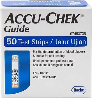 Accu-Chek Guide Blood Glucose Test Strips, 50 Count