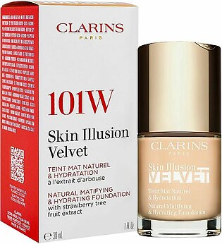 Clarins Paris Skin Illusion Hydrating Foundation, 101W