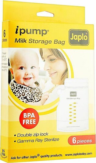 Japlo Milk Storage Bags, 6-Pack
