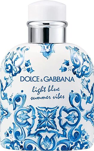 Dolce & Gabbana Light Blue Summer Vibes Pour Homme Eau De Toilette, For Men, 125ml