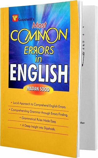 Most Common Errors In English, Book