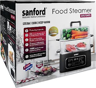 Sanford Food Steamer, 1000W, SF-5754FS
