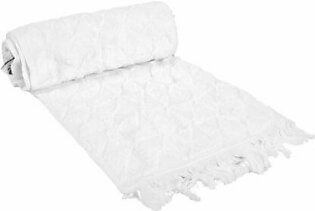 Indus Towel 100% Cotton Ring Bath Sheet, 90x150, White