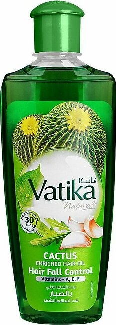 Dabur Vatika Naturals Hair Fall Control Cactus Enriched Hair Oil, 200ml