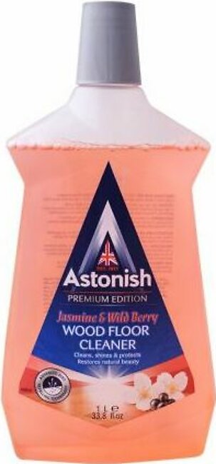 Astonish Wood Floor Cleaner, Jasmine & Wild Berry, 1 Liter