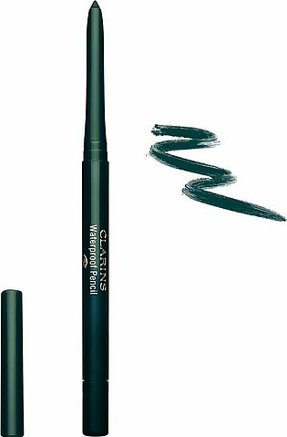 Clarins Paris Waterproof Pencil Eyeliner, Long-Lasting, 05 Forest