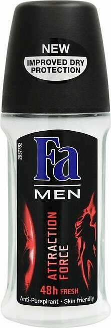 Fa Men 48H Fresh Attraction Force Roll-On Deodorant, For Men, 50ml