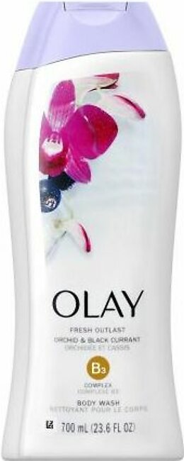 Olay Fresh Outlast Orchid & Black Current B3 Complex Body Wash, 700ml
