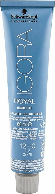 Schwarzkopf Igora Royal Highlifts Hair Color 12-0 Special Blonde Natural