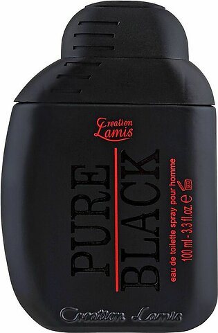 Lamis Creation Pure Black Deluxe Limited Edition Eau De Toilette, Fragrance For Men, 100ml