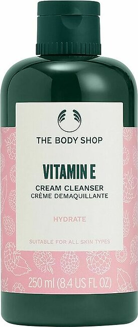 The Body Shop Vitamin E Hydrate Cream Cleanser, Suitable For All Skin Types, 250ml