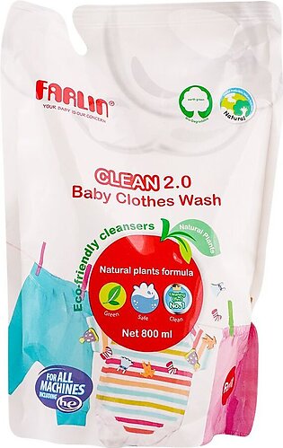 Farlin Clean 2.0 Baby Clothes Wash, 800ml, CB-10005