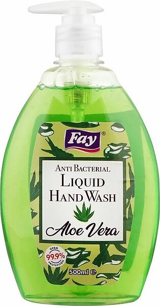 Fay Aloe Vera Anti-Bacterial Liquid Hand Wash, 500ml