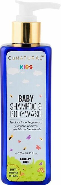 CoNatural Kids Baby Shampoo & Body Wash, 250ml