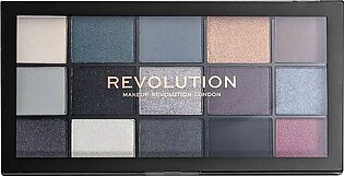 Makeup Revolution Reloaded Eyeshadow Palette, Blackot, 15-Pack