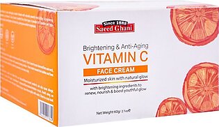 Saeed Ghani Vitamin C Brightening & Anti-Aging Face Cream, 60gm