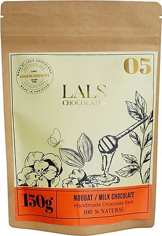 Lals Chocolate Nougat Milk Chocolate Pouch, 150g