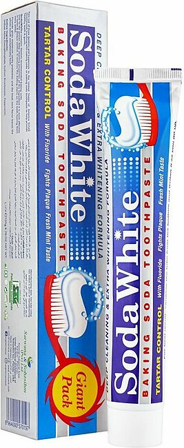 Soda White Baking Soda Tartar Control Toothpaste Giant Pack, 135g